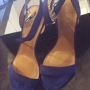 Nine West Block Heel Sandals New SZ 8.5